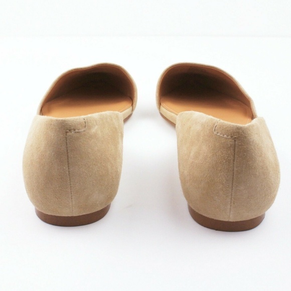New JCREW Zoe Suede d'Orsay Flats in Saddle - Picture 4 of 5